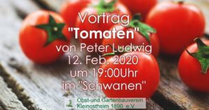 Vortrag „Tomaten“ von Peter Ludwig @ Zum Schwanen