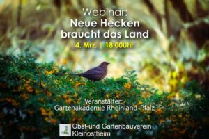 Webseminar - Neue Hecken braucht das Land