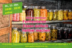 Webinar: Fermentieren - Essen einfach haltbar machen