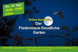 Online-Seminar: Der fledermausfreundliche Garten