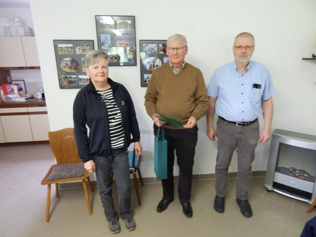 Ehrung für 40 jährigen Mitgliedschaft: Horst Fleischer aus Kleinostheim