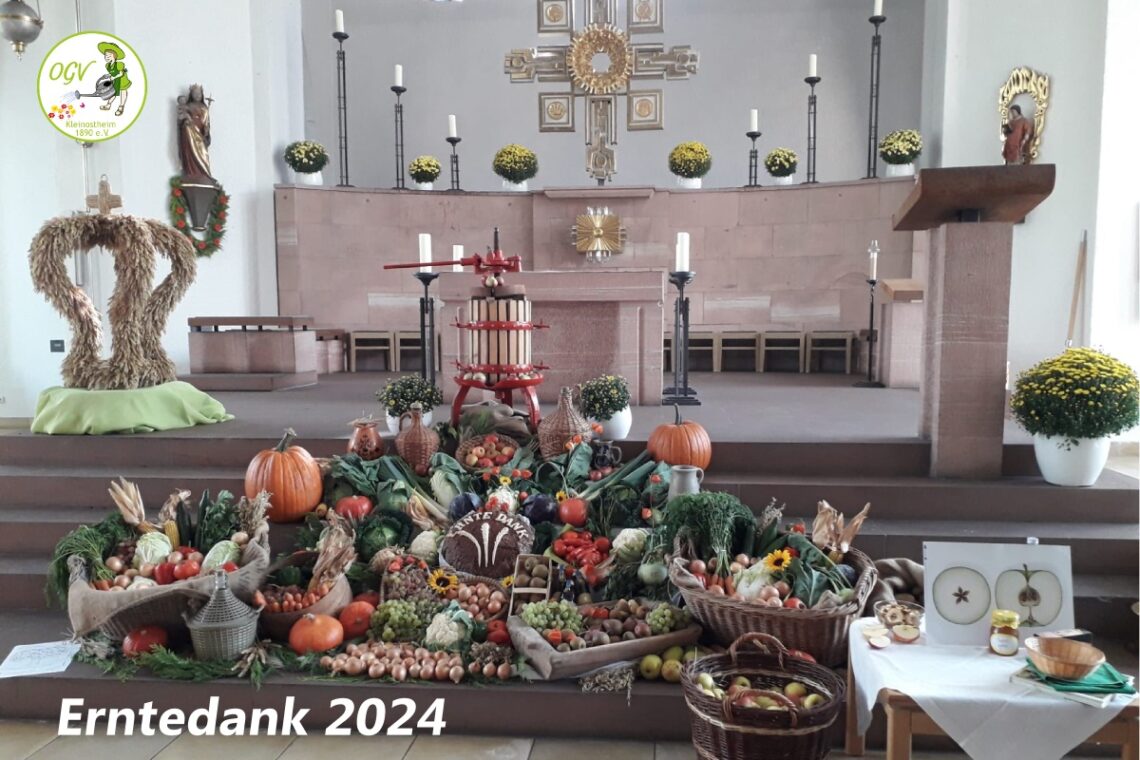 Erntedank 2024 Kleinostheim in der St. Laurentius Kirche