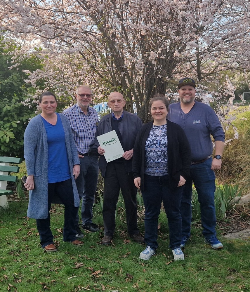 Ehrung Josef Kruschina für 25-jährige Mitgliedschaft